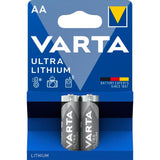 2 x VARTA Ultra Lithium AA batterier